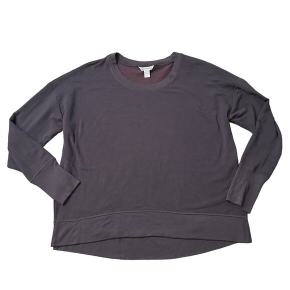 Athleta dark purple long sleeve pullover sweatshirt size XL - Picture 10 of 10